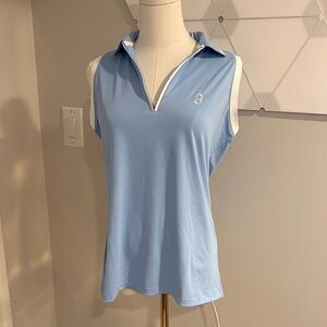 Peter Millar Sky Blue Sleeveless Tank Top